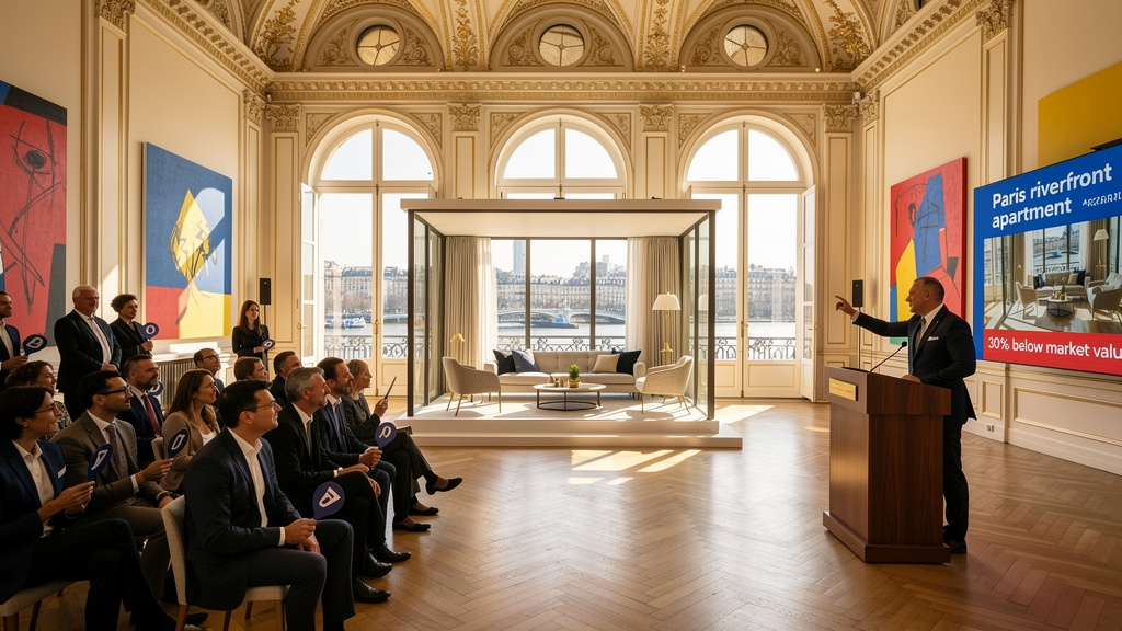 Vente enchère Paris : prix 30% sous le marché immobilier
